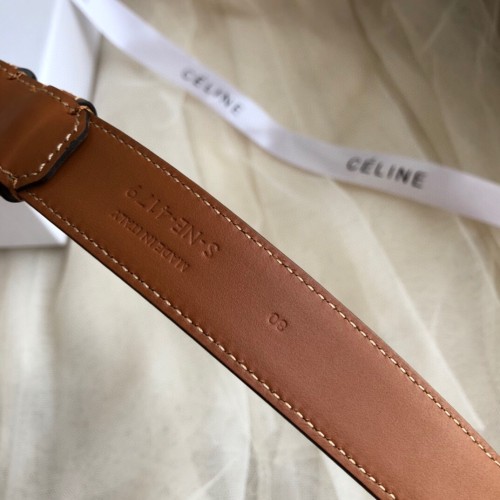 Celine Women's Leather Belt Width 2.5cm 4