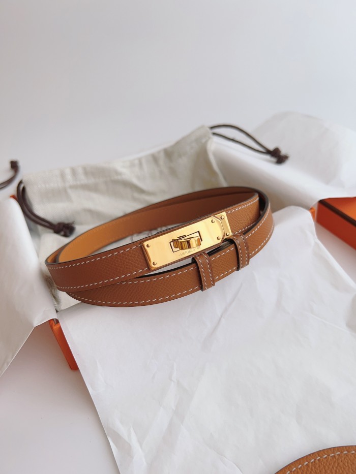 Hermes belt palm print classic length can be pulled length (width 1.8cm)