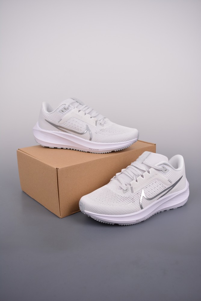 Nike Pegasus 40 White Metallic Silver (Women's)