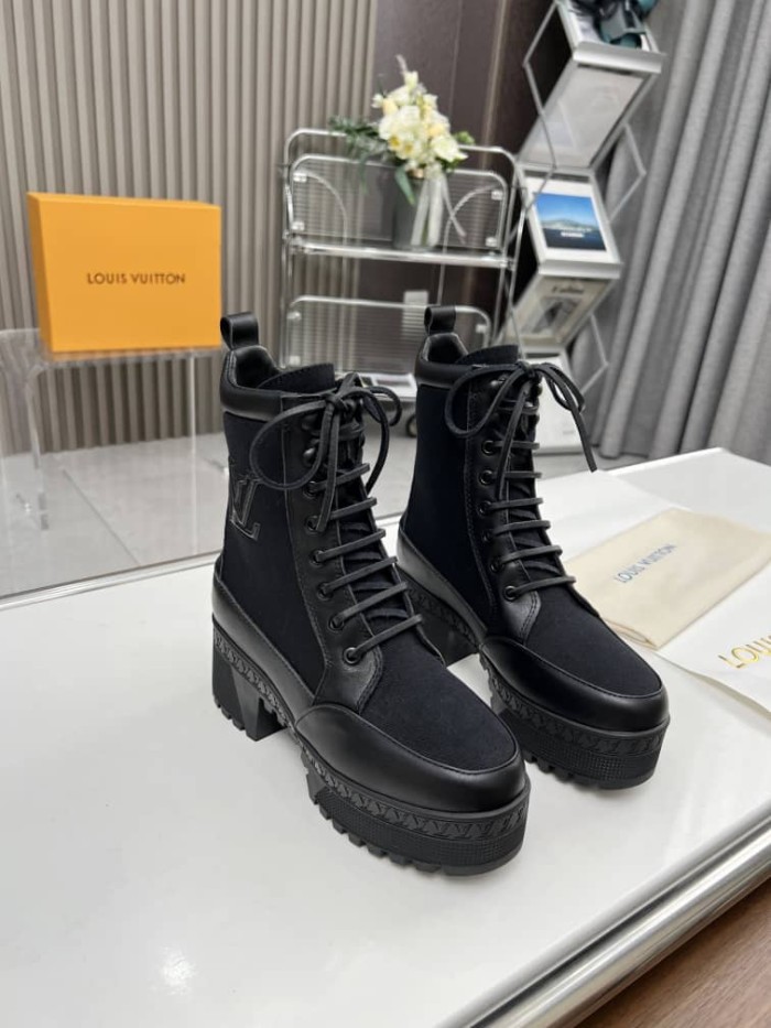 Louis Vuitton Laureate Platform Desert Boot Colours Noir