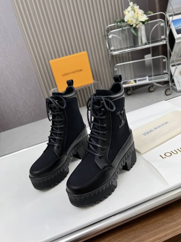 Louis Vuitton Laureate Platform Desert Boot Colours Noir