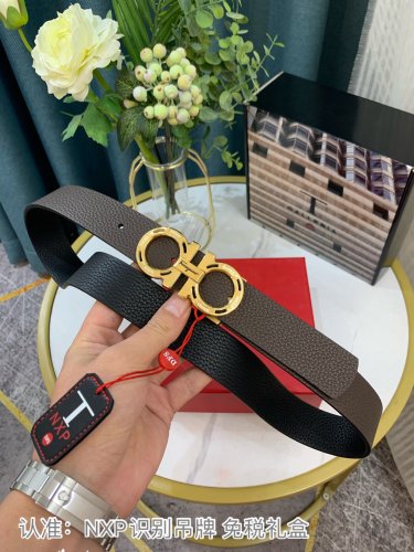 Streetwear Belt Ferragamo 319126 size:3.5cm