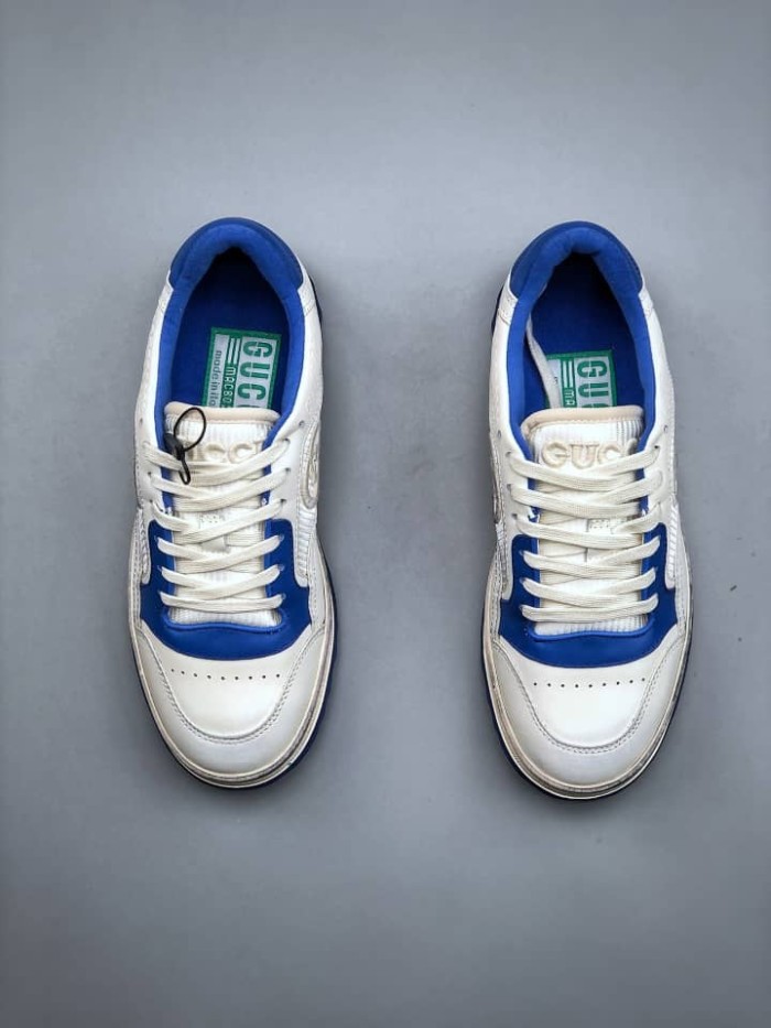 Gucci MAC80 Sneaker Off white and blue leather