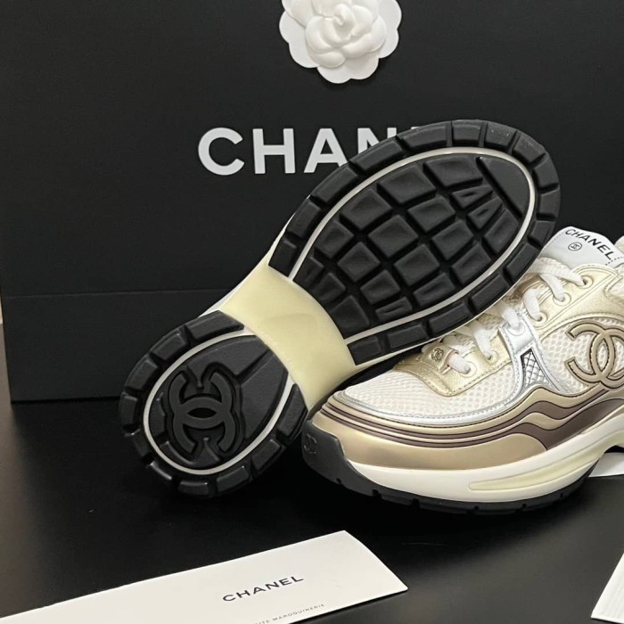 Chanel CC Runner Gold Laminate