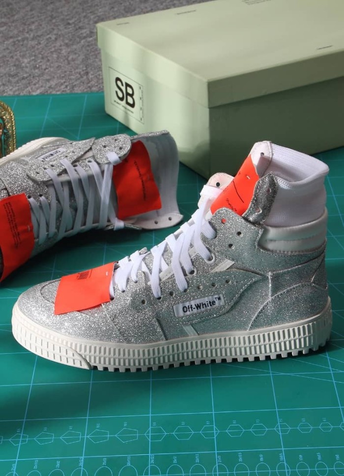 Off-White Off-Court 3.0 glitter high-top sneakers