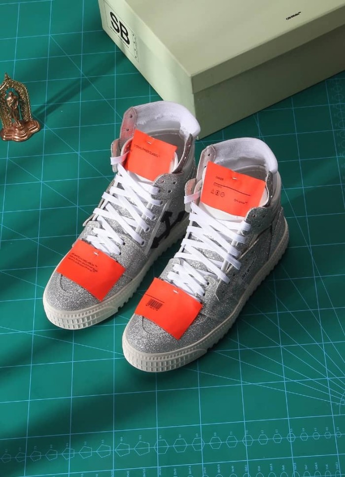 Off-White Off-Court 3.0 glitter high-top sneakers