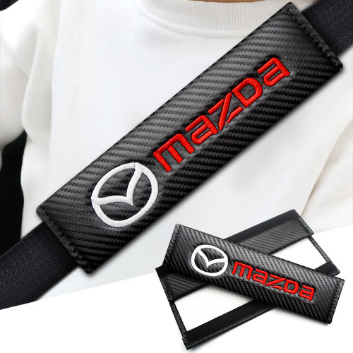 Car Seat Belt Cover Auto Child Adults Shoulder Protection Pad For Mazda Axela 2 3 MS 6 Mp CX-4 CX3 CX5 Demio C MX5 Atenza Bk RX8