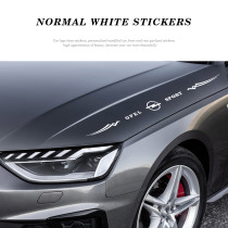 1Pcs Car Laser Stickers Vinyl Reflective Waterproof Sticker Creative Decals Car Styling For Opel Astra H G J Insignia Mokka Zafi