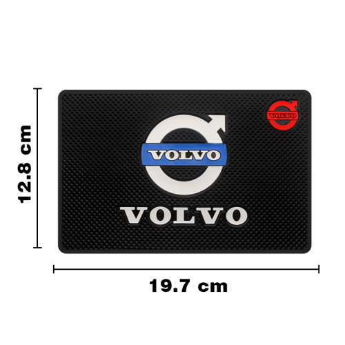 Car Logo Anti Slip Mat Phone Holder Waterproof Non-Slip Pads Accessories For Volvo AWD C30 C70 S60 S80 S90 T6 V40 V50 V60 V70 V90 XC40 XC60 XC70 XC90 S40 