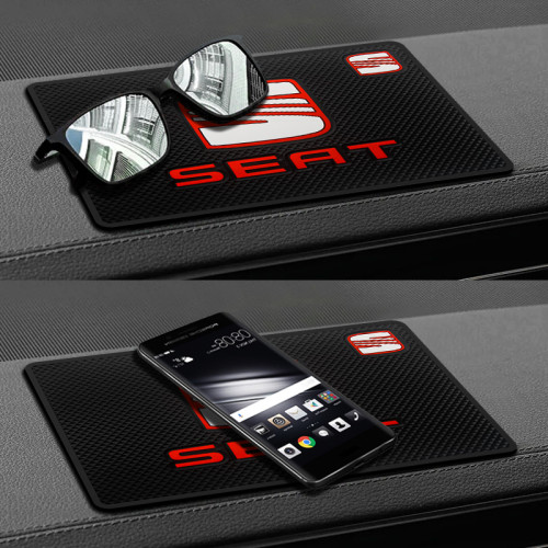 Car Non-Slip Mat Dashboard Sticky Silicone Anti-slip Pad Phone Glasses Holder Accessories For Seat Leon 5f Ibiza 6l 6j Altea Xl