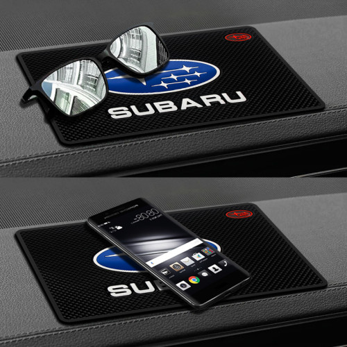 Car Anti-Slip Mat Silicone Sticky Dashboard Mobile Phone Stand Non-Slip Pad Interior Parts For Subaru Forester XV Legacy STI BRZ