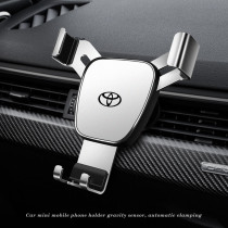 Car Phone Metal Holder Mobile Phone Holder 360 For Toyota Prado Auris Avensis Corolla Verso Sienna Yaris Camry Car Decoration