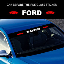 Car Front Rear Sunshade Windshield Decal Car Styling Vinyl Stickers Auto Styling For Ford Focus 1 2 3 Kuga Fusion Mondeo Fiesta Transit Mustang Ranger Etc.