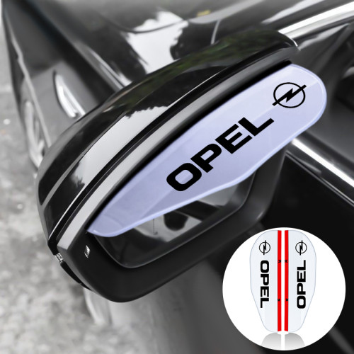 2pcs Car Rearview Mirror Rain Eyebrow Visor Rainproof Cover Exterior Accessories For Opel Vectra Insignia Antara H Meriva Zafira