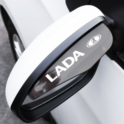 Car Styling Rearview Mirror Rain Eyebrows Visor Snow Guard Shield Exterior Accessories For Lada Vesta Xray Largus Granta NIVA