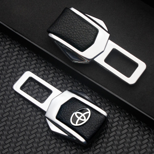 1PCS Car Seat Belt Cover Clip Safety Belts Plug Car Styling Accessories For Toyota Corolla Yaris Rav4 Avensis Auris Camry C-hr 86 Prius Etc.