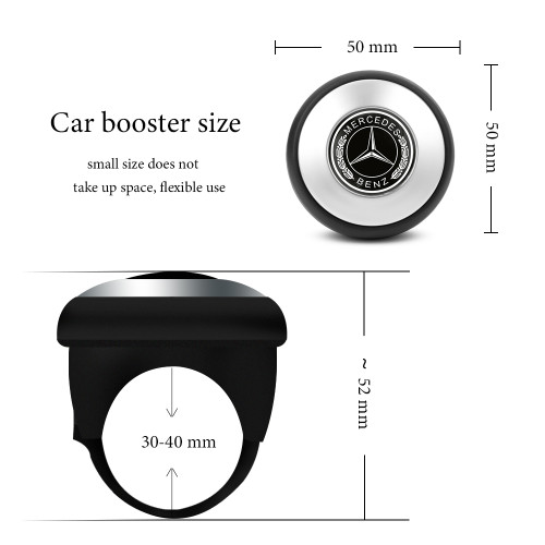 360° Steering Wheel Knob Ball Car Steering Booster Car Spinner Knob For Mercedes Benz C E SLK CLS M MB GLC A260 C63 GLE E Class
