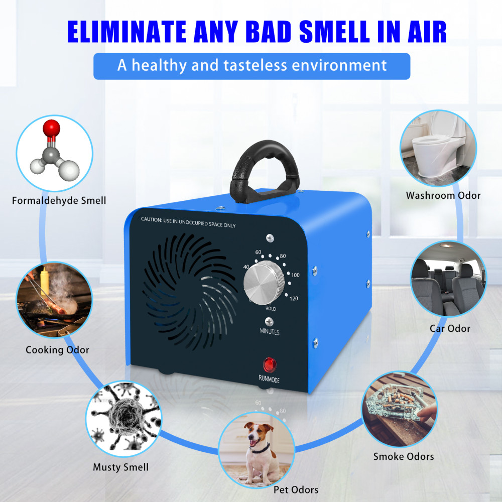 Maleb Ozone Generator 36,000mg/h - Ozone Machine Odor Removal Odor Eliminator Ionizer Deodorizer Ozonator Ozone Generator Air Purifier for Home/Car/Smoke/Pet Odor