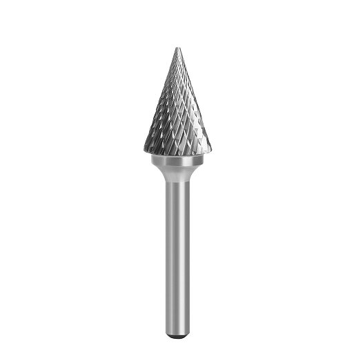 (Model M)Tungsten Carbide Burr Rotary File Shank Diameter 6mm Single/Double Cut for Die Grinder Drill Bits
