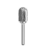 (Model C)Tungsten Carbide Burr Rotary File Shank Diameter 6mm Single/Double Cut for Die Grinder Drill Bits