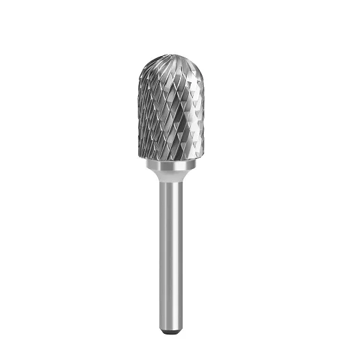 (Model C)Tungsten Carbide Burr Rotary File Shank Diameter 6mm Single/Double Cut for Die Grinder Drill Bits