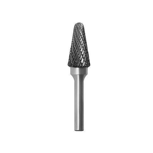(Model L)Tungsten Carbide Burr Rotary File Shank Diameter 6mm Single/Double Cut for Die Grinder Drill Bits