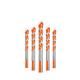 Overlord Punching Masonry Drill Bits Set for Tile, Brick, Cement, Concrete, Glass, Plastic, Cinder Block, Wood, Metal etc.