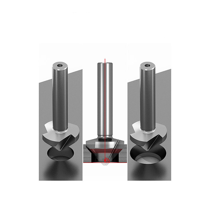 USD 0.92 - HSS 3 Flute 90 Degree Chamfering Tool Bit Chamfer Deburring ...