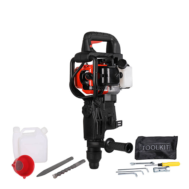 BYCON DHD-58 Gasoline Rotary Hammer Gas Power Tool Jackhammer Crusher Construction Equipment