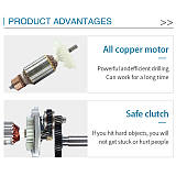 Multifunctional diamond air conditioning drilling machine
