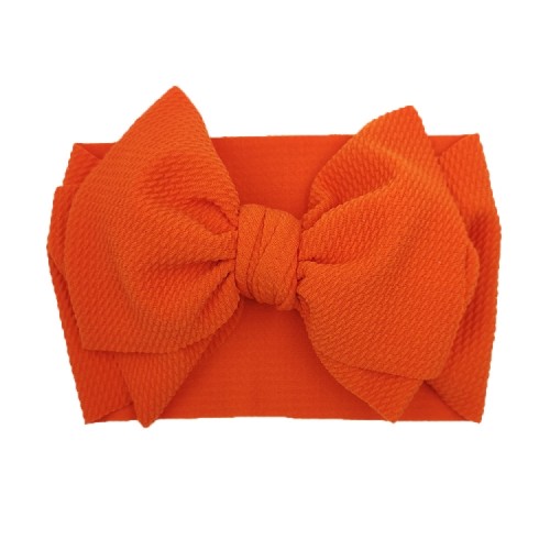 Baby Girl Orange Bow Knotted Hair Headbands