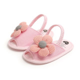 Baby Girl Summer Pink Flower Toddler Shoes