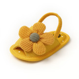 Baby Girl Summer Yellow Flower Toddler Shoes
