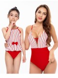 Mommy and Me Family Matching Printed Girls One-Piece Swimwear