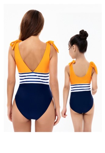 Mommy and Me Family Matching Printed Mom One-Piece Swimwear