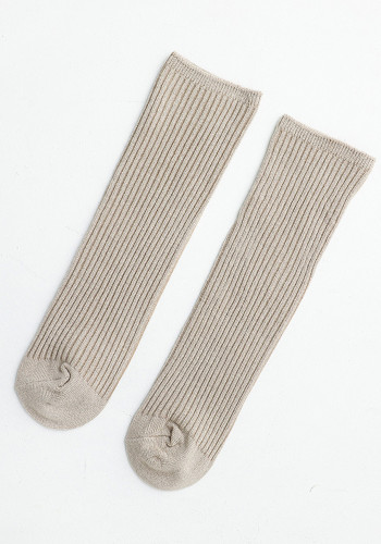 (3PCS) Kids Unisex Khaki Knitting Socks