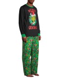 Family Matching Outfits Green Merry Christmas Pajama Set - Dad
