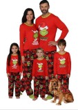 Family Matching Outfits Red Merry Christmas Pajama Set - Kids
