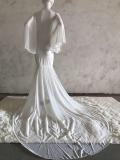 Spring/Autumn White Wide Sleeve Photography Maternity Gown