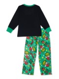 Family Matching Outfits Green Merry Christmas Pajama Set - Kids