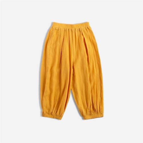 Summer Children Solid Thin Anti-Mosquito Pants