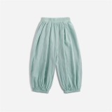 Summer Children Solid Thin Anti-Mosquito Pants