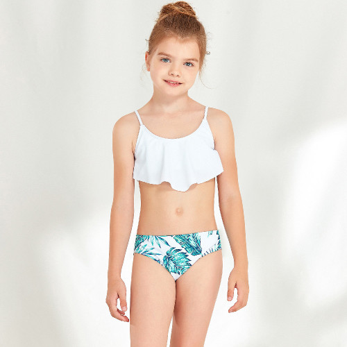 Children's swimsuit women's printed cute bikini