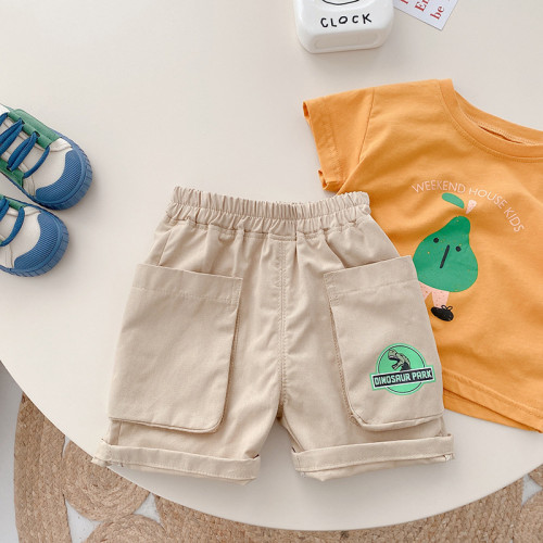 Children's Cargo Shorts 0-6 Years Old Summer Boys Trendy Cartoon Casual Pants Girls Baby Thin Pants