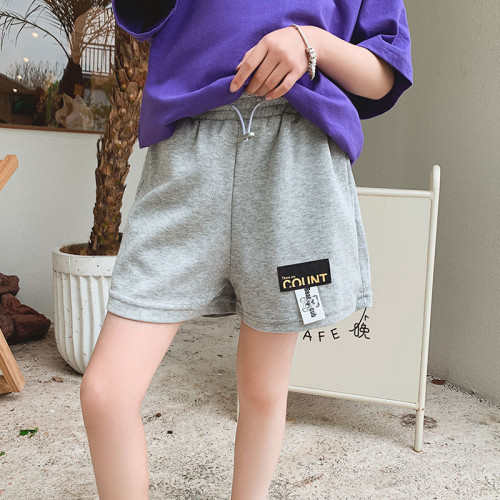 Girls' Pants Summer Thin Middle And Big Children'S Summer Trendy Casual Loose Shorts