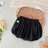 Girls Trendy Bloomer Shorts 0-6 Years Old Summer Girl Baby Solid Color Middle Waist Kids Fashion Shorts