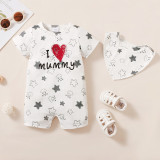 Baby Girl Cute Star Print Romper