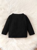 Baby Boy Fall Print Long Sleeve Pullover Top