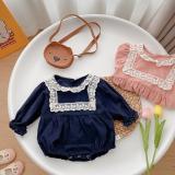 Baby Girl lace long sleeve romper
