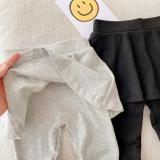 Girls Trendy Culottes 1-7 Years Old Spring And Autumn Skirt Girls Sports Style Basic Pants Kids Outing Pants